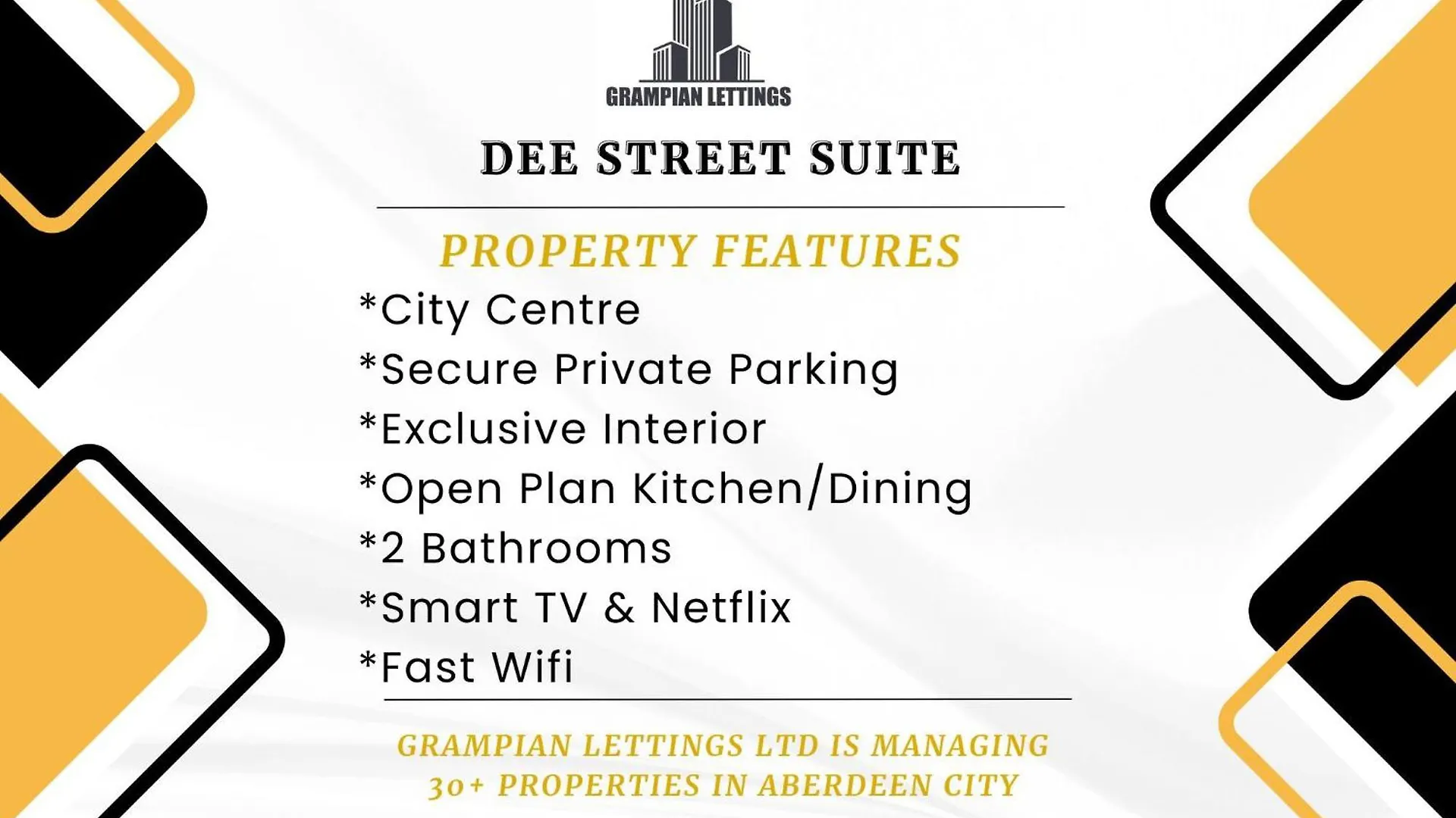 Dee Street Suite - Grampian Lettings Ltd Aberdeen United Kingdom